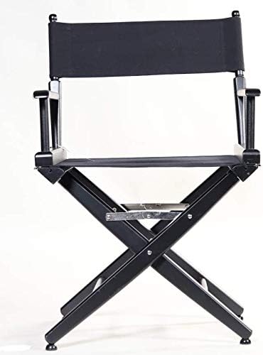 Filmcraft Short Black Frame Director Chairs (Black Frame/Black Canvas)