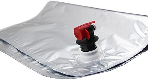 UP100 5 Pieces BIB Bag in Box Bags for Homebrew Storing Wine Juice Water and More Easily Bottle, Dispense & Store Your Wines, Coffees, Cocktails and More! - Great for Home Winemakers