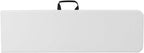 Flash Furniture Talbott 10.25''W x 71''L Bi-Fold Granite White Plastic Bench with Carrying Handle