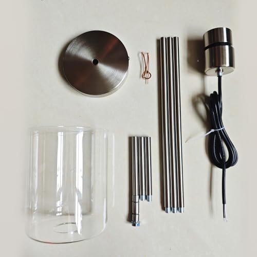 Brushed Nickel Pendant Lights Kitchen Island - Clear Glass Pendant Light Fixture Multiple Stems Rods 3 Units 12 Inch 3 Units 4 Inch (3 Pack Brushed Nickel)