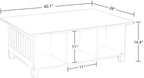 RiverRidge Kids Desk and Activity Table with 6 Storage Cubbies for Folding Bins - Art Craft or Train Table Design for Play Area Toy Organization - White