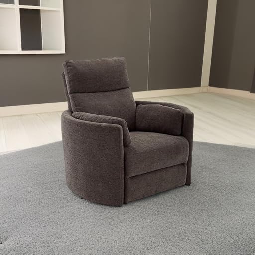 Parker Living Radius - Krypton Power Swivel Glider Recliner for Adults with USB and Type-C Ports, Single Sofa Chair for Living Room