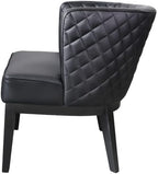 Boss Office Products Black Boss Office Ava Quilted Guest, Accent Or Dining Chair, 29" d x 25.5" w x 28" h (B529QBK-BK)