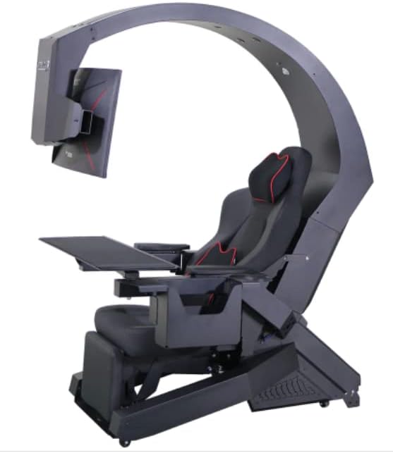 Imperatorworks IW 320 Brand Racing Gaming Chair, Computer Chair for Office and Home; Regular for 3 Screens or Upto 5 Monitors with Vibration massasge