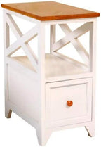 Children's Mini Bedside Table Solid Wood Small Storage Cabinet Narrow Width