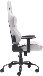 NEWSKILL Kitsune V2 Breathable Fabric Gaming Chair, Lumbar and Cervical Cushions Included, 180 Recliner, Supports up to 300 lbs, Pink