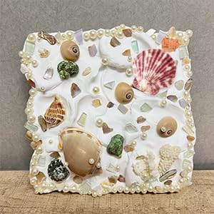 LUCKY BABY 50 PCS Natural Scallop Seashells for Crafts, 2"-3" Bulk Shells for DIY Art, Resin Projects, Candle Soap Jewelry Making, Beach Wedding Decor, Coastal Home Decoration, Nautical Party Supplies