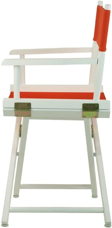 Casual Home 18" Director's Chair White Frame with Royal Blue Canvas