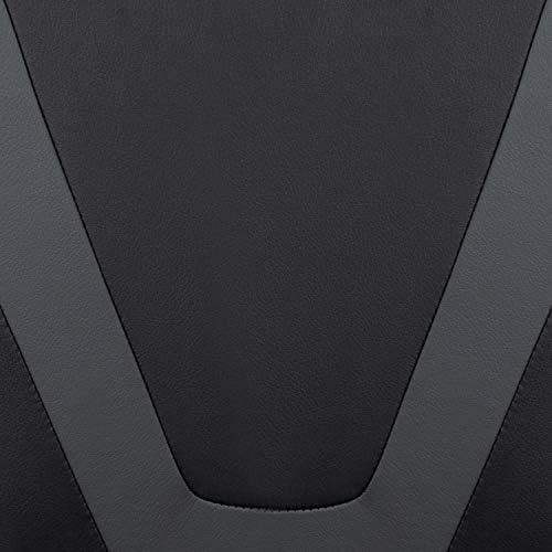 Flash Furniture X20 Gaming Chair Racing Office Ergonomic Computer PC Adjustable Swivel Chair with Fully Reclining Back in Gray LeatherSoft