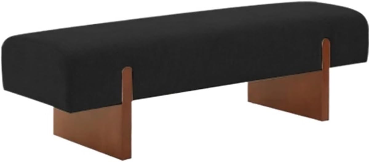 Modern Wooden Bed end Bench Dining Table Upholstered Shoe Changing Dressing Room Rest Area Entryway(XXL)