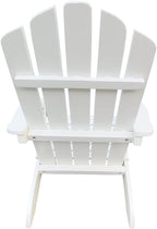 Kids Adirondack Chair, White Wood Children Outdoor Patio Chair and Child Garden Seat for Indoor Outdoor Porch Backyard Lawn Furniture