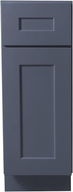 Kitchen Base Cabinets with Drawers, 21" Wide 24 Inch Deep Storage Cabinet with Shaker Doors & Shelves, Modern Solid Wood Furniture, Easy to Assembly for Pantry, Laundry Room, Coffee Bar -Blue