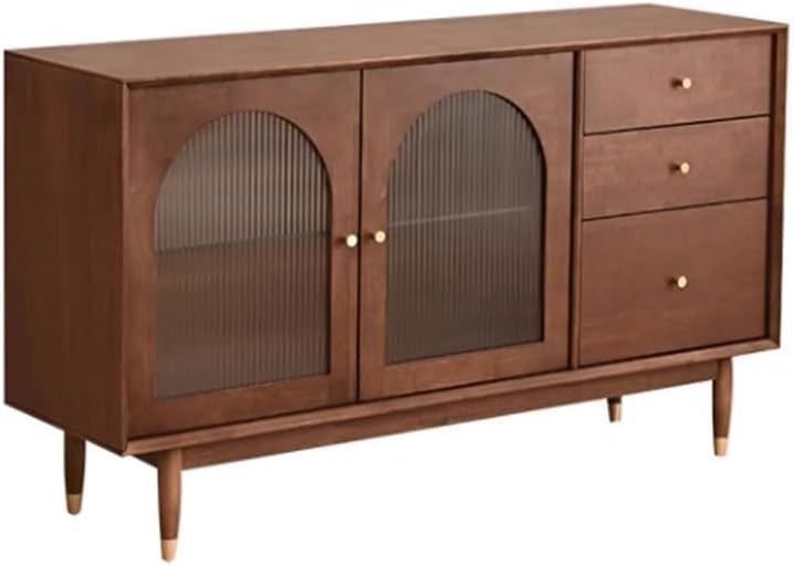 Entryway Cabinet Nordic Retro Solid Wood Dining Sideboard Simple Home Tea Cabinet Living Room Storage Cabinet Sideboard Storage Cabinet