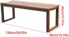 Patio Benches for Outdoors Waterproof Bench Solid Wood Park Chair Courtyard Balcony Teak Shoe Changing Garden Benches for Outdoors