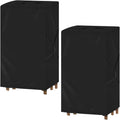 Folding Chair Cover,Water Resistant Folding Chairs Storage Bag with Handles for Metal,Plastic and Wood 2 Pack