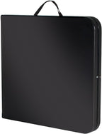 COSCO 6 ft. Fold-in-Half Banquet Table w/Handle, Black