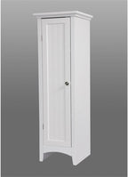OS Home and Office Furniture 15" 1-Door Wood Kitchen Storage Pantry in White