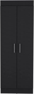 Nepal Pantry Cabinet, Space-Efficient 2-Door Design with Multiple Shelves