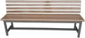 Patio Benches for Outdoors Bench Rest Area Shoe Changing Stool Solid Wood Back Outdoor Courtyard Square Seat Park Row Chair Garden Benches for Outdoors