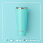 Swig Life 32oz Insulated Tumbler, Travel Coffee Tumbler with Lid, Cup Holder Friendly Travel Coffee Mug, Stainless Steel, 32 oz, Reusable Insulated Mug with Lid (Sweethearts)