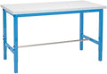 Adjustable Heavy-Duty Workbench - White & Blue - 72 x 30 in. - 5000 lbs Capacity