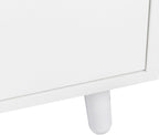 ZeHuoGe 63" W Large Kitchen Hutch Cabinet, Freestanding Pantry Cabinets Storage Kitchen Cupboard with 4 Doors, 4 Drawers & Microwave Shelf (White)