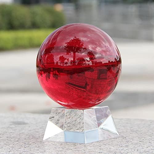 CHENGXINWENHUA Crystal Ball 80mm（3inch） lensball Photography,Fortune Teller,Family Decorative,Feng Shui,Witchcraft,Witch Home Decor,Halloween Decor Healing,Gift