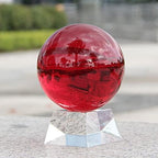 CHENGXINWENHUA Crystal Ball 80mm（3inch） lensball Photography,Fortune Teller,Family Decorative,Feng Shui,Witchcraft,Witch Home Decor,Halloween Decor Healing,Gift
