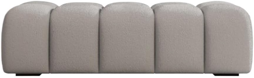 Modern Fabric Bed end Bench Long Bedroom Dressing Room Sofa Entryway(Small)