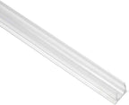 Novelty Lights 10 Pcs 1/2 Inch Rope Light Track Channel, Made in USA 3 Feet Long, UV Protected PVC Plastic Clear Mounting Rope Light Channel for Indoor Outdoor