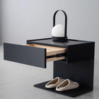 Apartment Solid Wood Living Room Bedroom Transformation Rack Homestay Wind Bedside