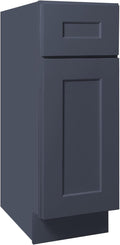 Kitchen Base Cabinets with Drawers, 21" Wide 24 Inch Deep Storage Cabinet with Shaker Doors & Shelves, Modern Solid Wood Furniture, Easy to Assembly for Pantry, Laundry Room, Coffee Bar -Blue