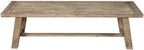 Alpine Furniture Newberry Acacia Bench, Weathered Natural
