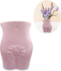 SLS SUPPLY FLORA - Female Body Vase Planter and Desk Organizer, Modern Flower Vase, Chic Feminist Decor and Boho Sculpture for Florals and Succulents, Handmade Ceramic, Blush Pink - Large