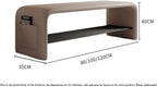 Modern Doorway Shoe-Changing Stool Shoe Cabinet Storage Two-Purpose Bedroom Simple Bedside Bench for Sitting Entryway(Black,Medium)