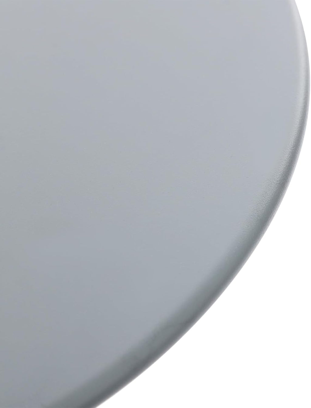 C-Shaped Round Side Table, Modern Metal End Table with O-Shaped Base for Small Spaces, Ideal for Living Room, Bedroom, Couch, 18.9” x 27.2” Design