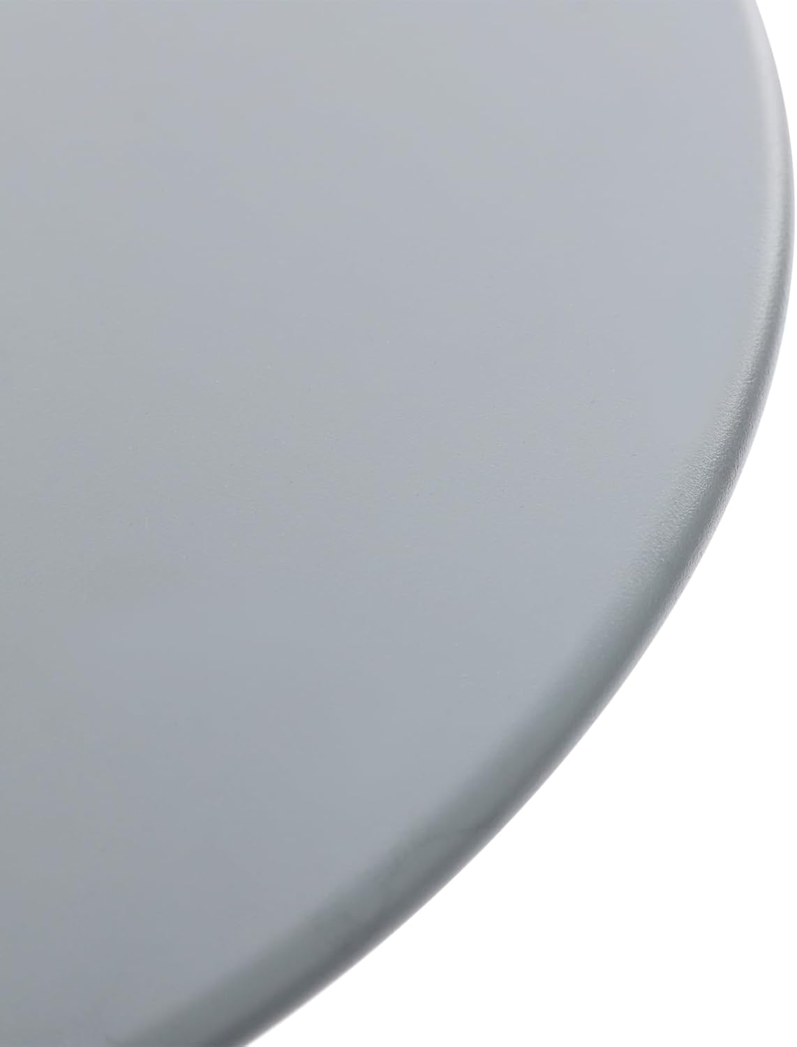 C-Shaped Round Side Table, Modern Metal End Table with O-Shaped Base for Small Spaces, Ideal for Living Room, Bedroom, Couch, 18.9” x 27.2” Design