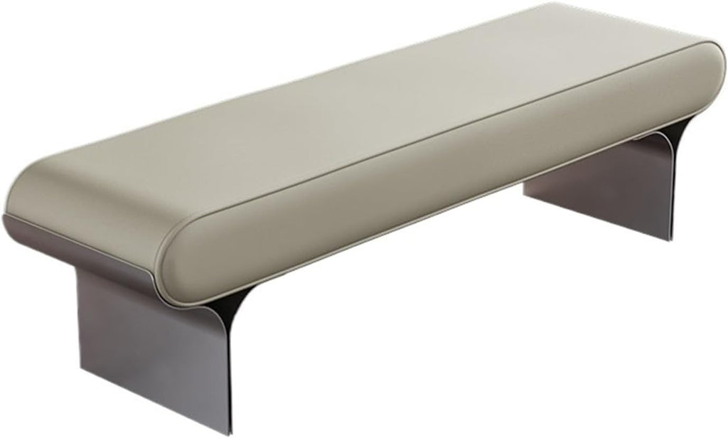 Modern Upholstered Bed end Bench Bedroom Home Use Bedside Dressing Room Long Shoe Changing Entryway(XL)