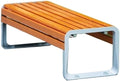 Patio Benches Park ChairOutdoor BenchStainless Steel FrameWooden Seat PlateRest Area(120cm)