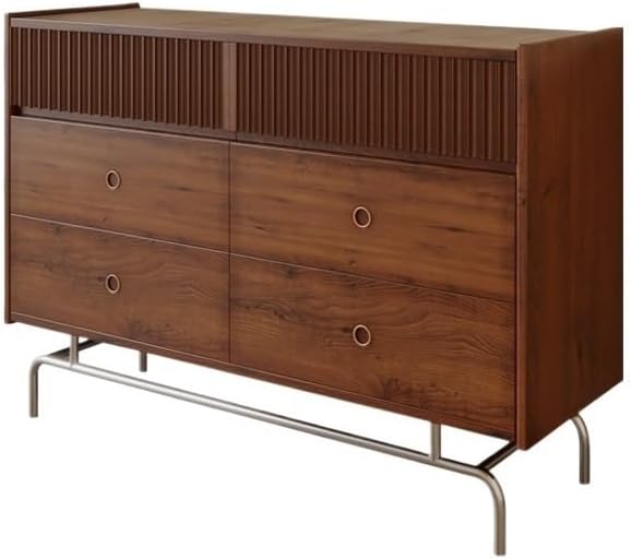 Entryway Cabinet Family Porch Drawer Living Room Wall Storage Cabinet Retro Dining Sideboard Sideboard Storage Cabinet(120cm)