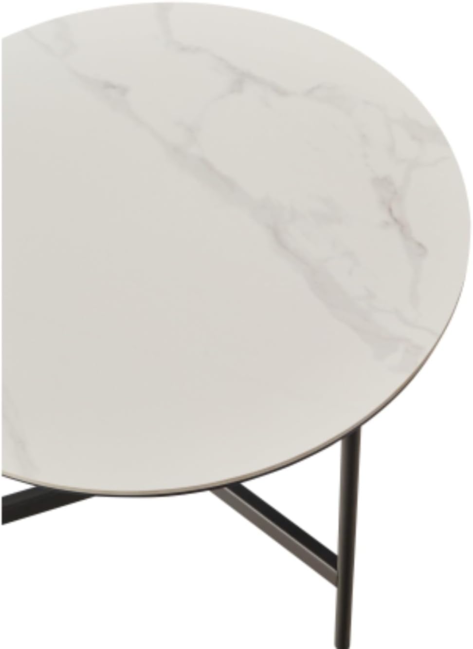 Side/End Table - Small Round Accent Table, Metal Gray Narrow Night Stands with Sharp, Ideal for Any Room-Side Tables Living Room, Bedroom, Tall Plant Stand Balcony, Indoor