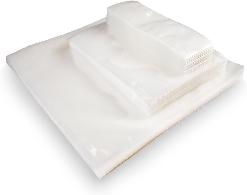 UltraSource - Vacuum Chamber Pouches 8" x 10" Pack of 250, Durable 4-Mil Thickness, Improved Puncture Resistance, Pre-Cut Pouch with Tear Notch, BPA Free