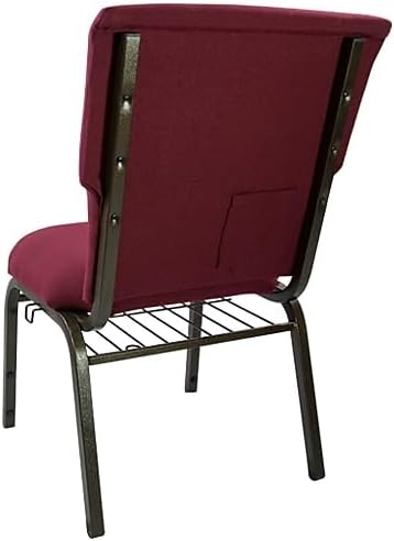Flash Furniture Advantage Maroon Discount Church Chair - 21 in. Wide