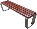 Benches, Stainless Steel Park Chair - Outdoor Wooden Double Garden(150cm)