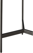 Side/End Table - Small Round Accent Table, Metal Gray Narrow Night Stands with Sharp, Ideal for Any Room-Side Tables Living Room, Bedroom, Tall Plant Stand Balcony, Indoor