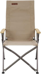 Kakadu Revived Recliner, Adjustable Camping Chair w/ 4 Reclining Positions, Recycled Heavy-Duty Canvas w/Rugged Aluminum Frame and Bamboo Armrests, Foldable Chair, Includes Carry Bag