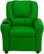 Custom Designed Kids Recliner with Cup Holder and Headrest with Your Personalized Name