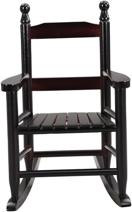 Durable ESP Children's Oak Rocking Chair, Indoor Outdoor Dual Use Toddler Rocker, Sturdy Safe Smooth Curved Design, Weather Resistant for Bedroom, Garden, Patio, Backyard and Balcony