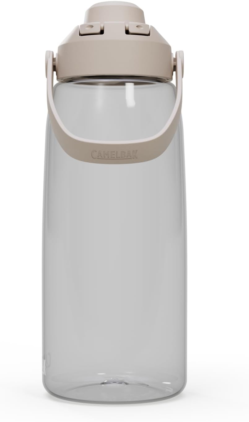 CamelBak Thrive Chug Water Bottle, High Flow Lid Design for Quick Everyday Hydration and Active Use, 32oz, Clear