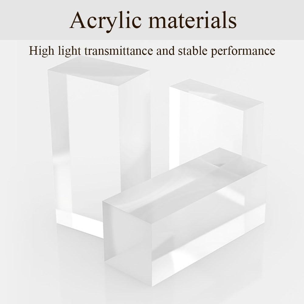 S Shaped Acrylic Side Table, End Table for Living Room, Small Modern Bedside Tables for Bedroom, Acrylic Stool for Entryways, Home Decor Accent Table(Pink)